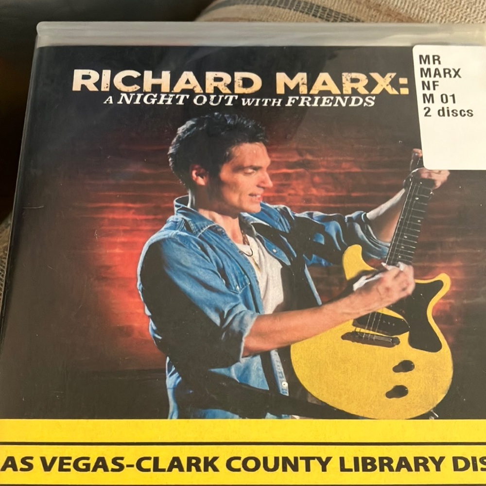 Richard Marx A Night Out with Friends DVD and cd